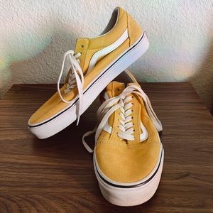 Mustard yellow vans